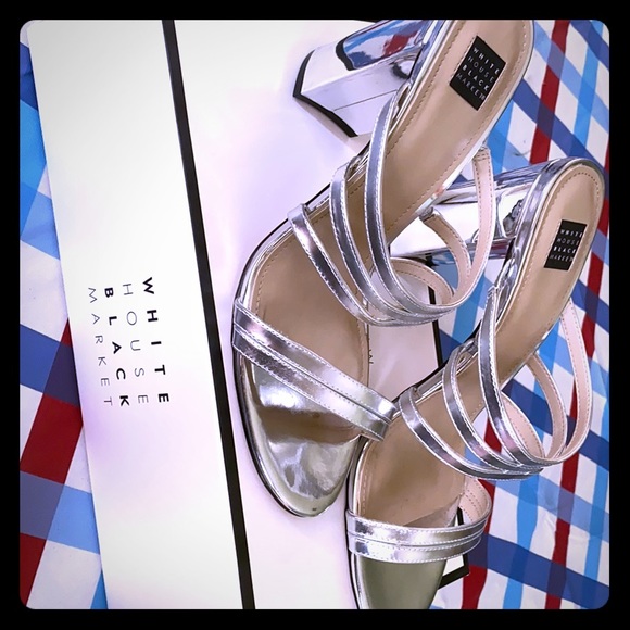 WHBM Metallic Shoes - Picture 1 of 4